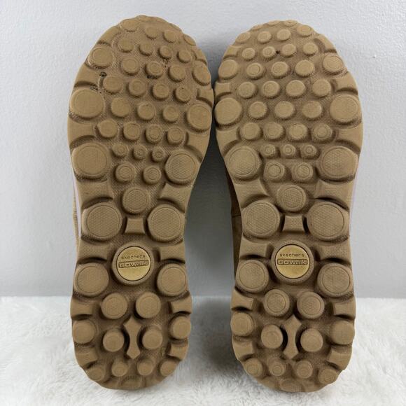 Skechers Go Walk Faux Fur Slip-On Women’s Size 8.5 Tan - Picture 8 of 8